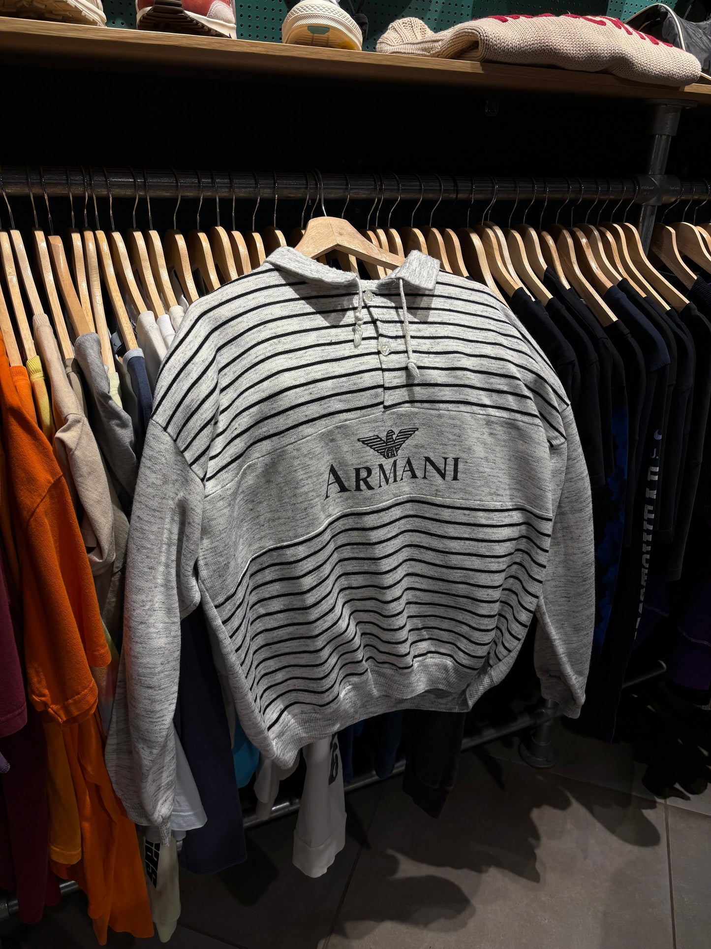 Vintage Armani Collared Jumper