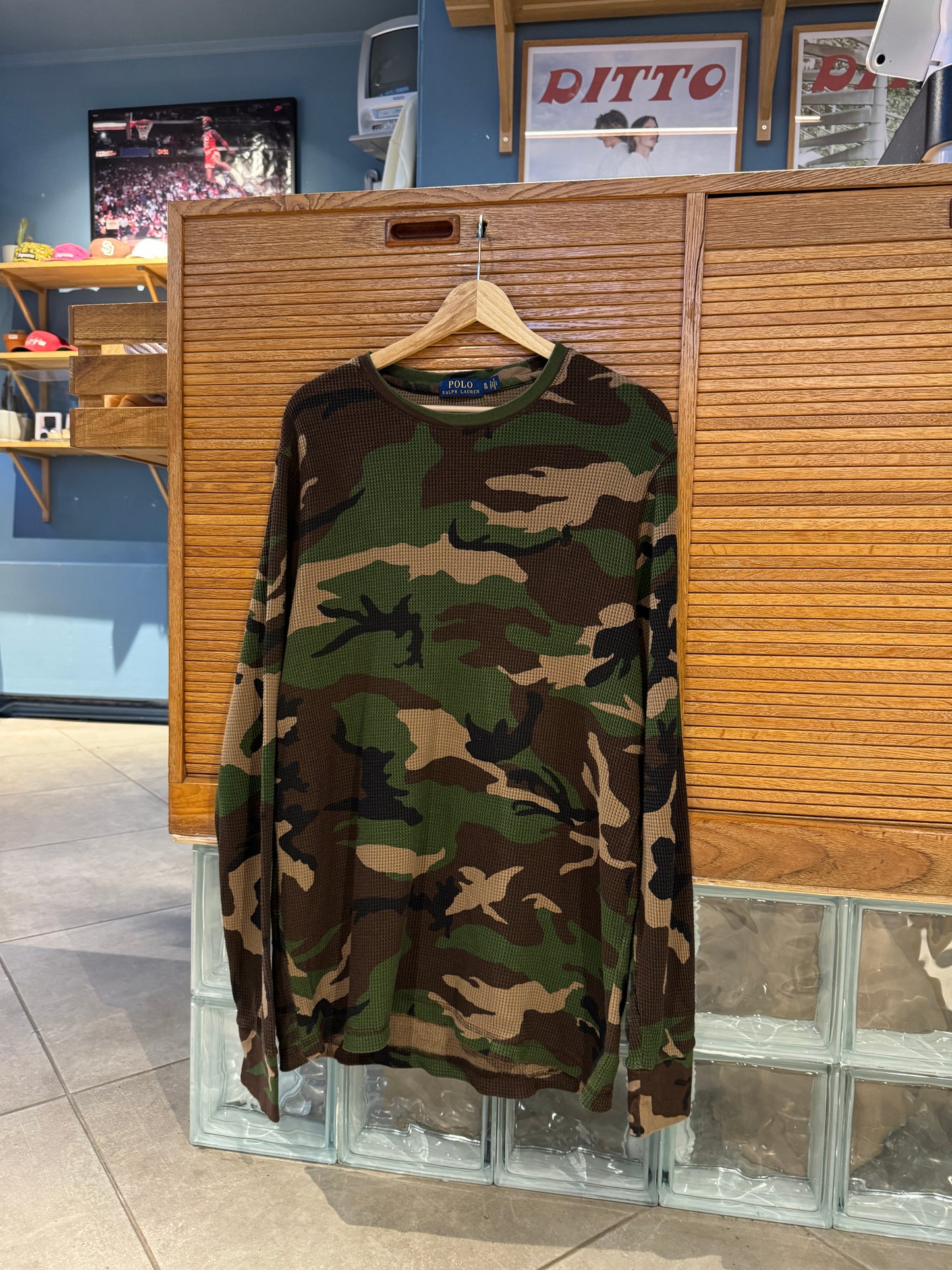 Polo Camo Longsleeve (XL)