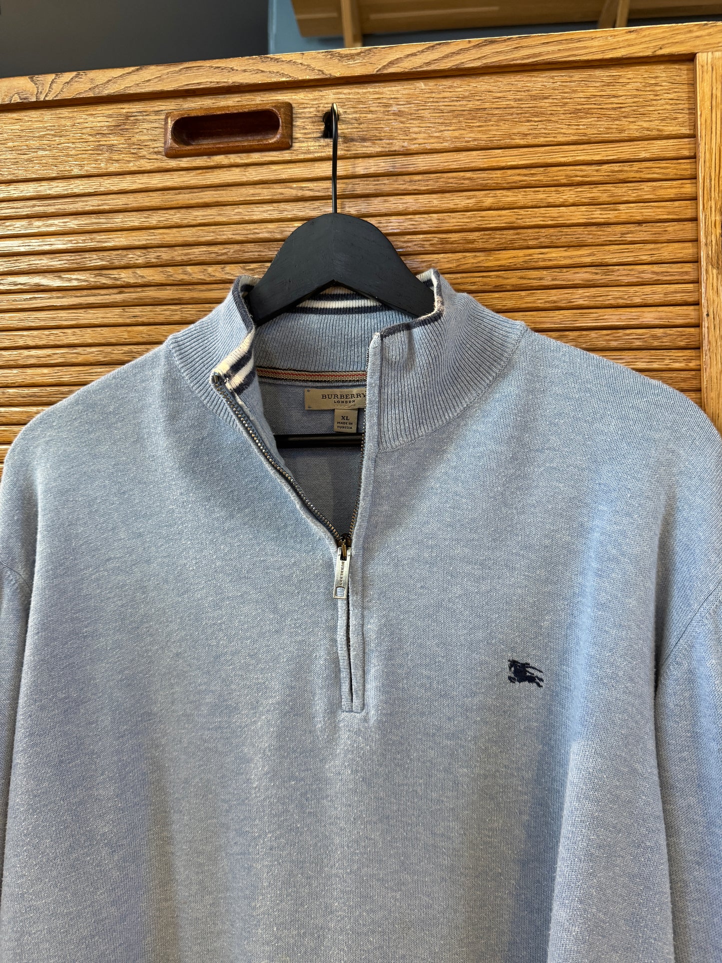 Burberry Cotton Quarterzip (XL)
