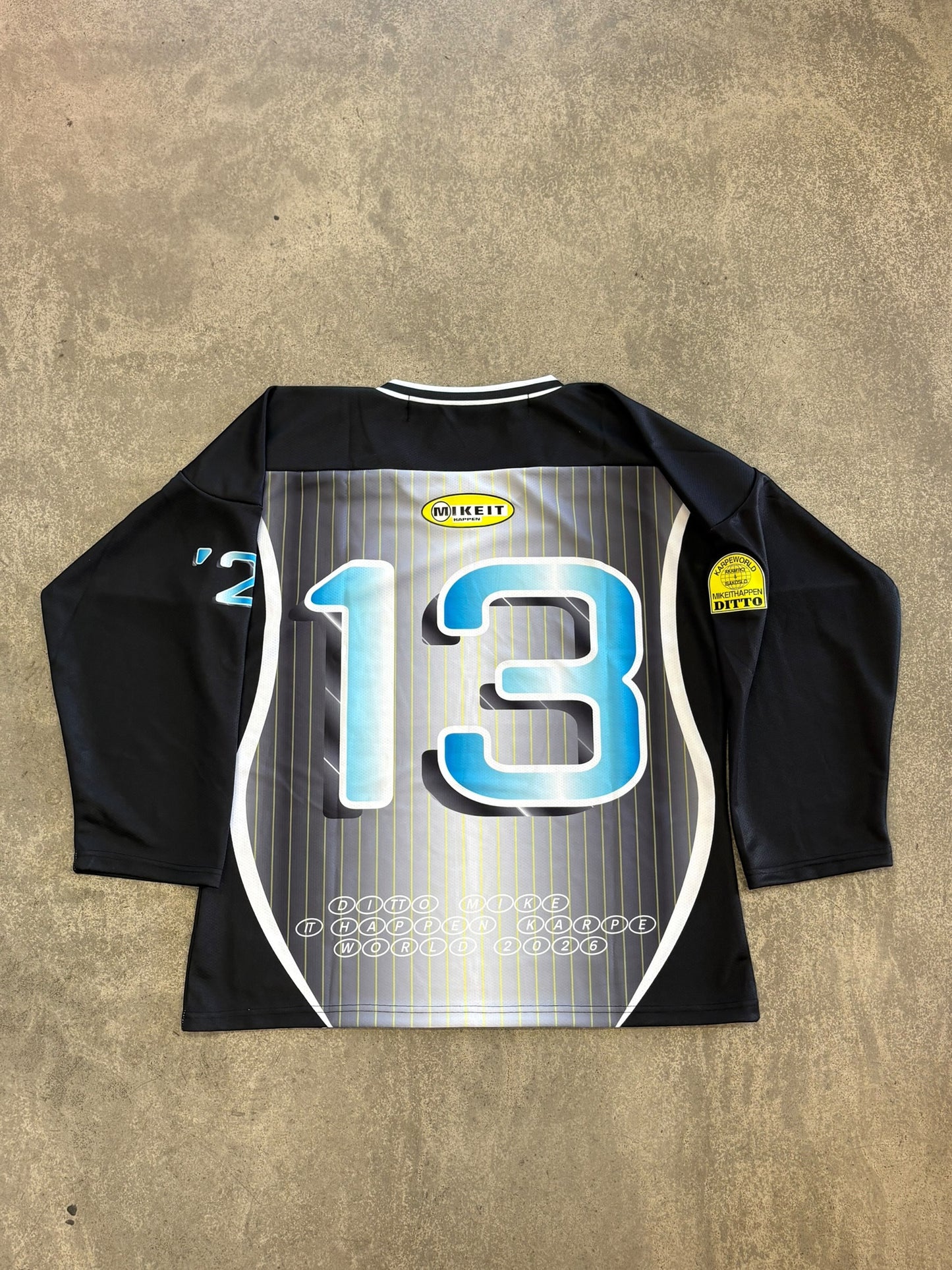 Ditto x MikeItHappen Karpe Jersey Sort