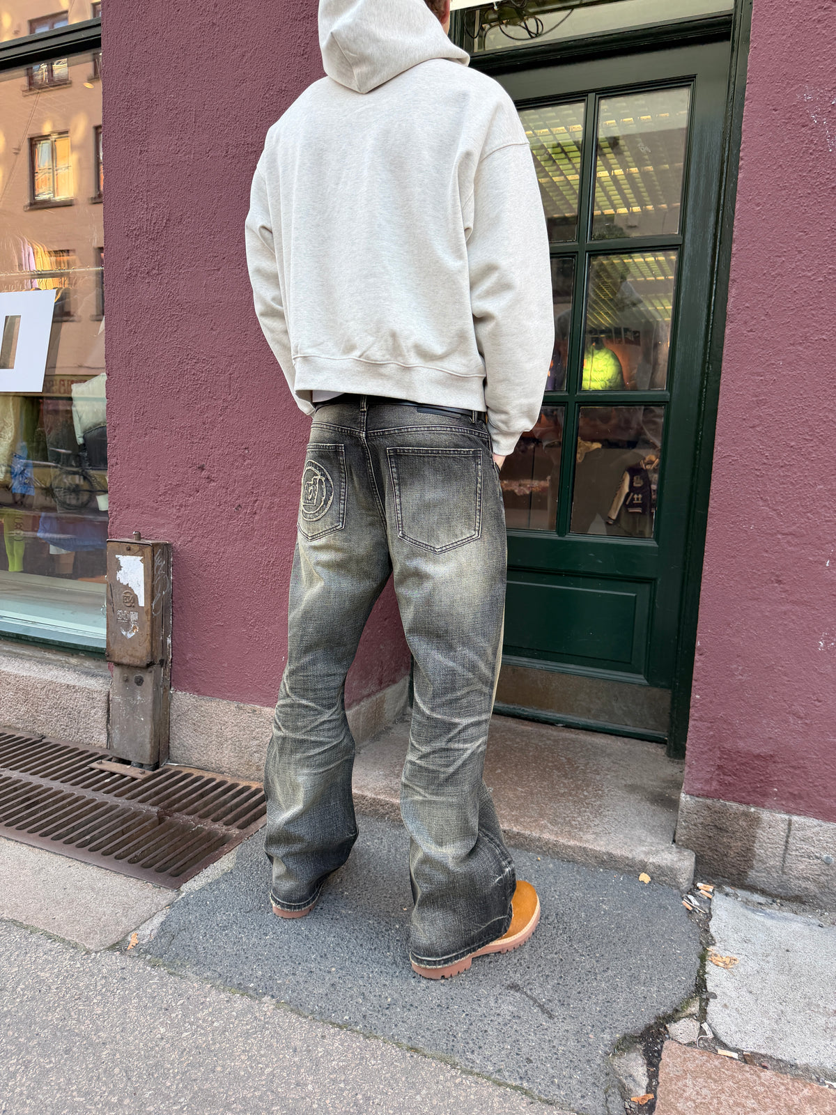 BOOTCUT JEANS [WASHED GREY]