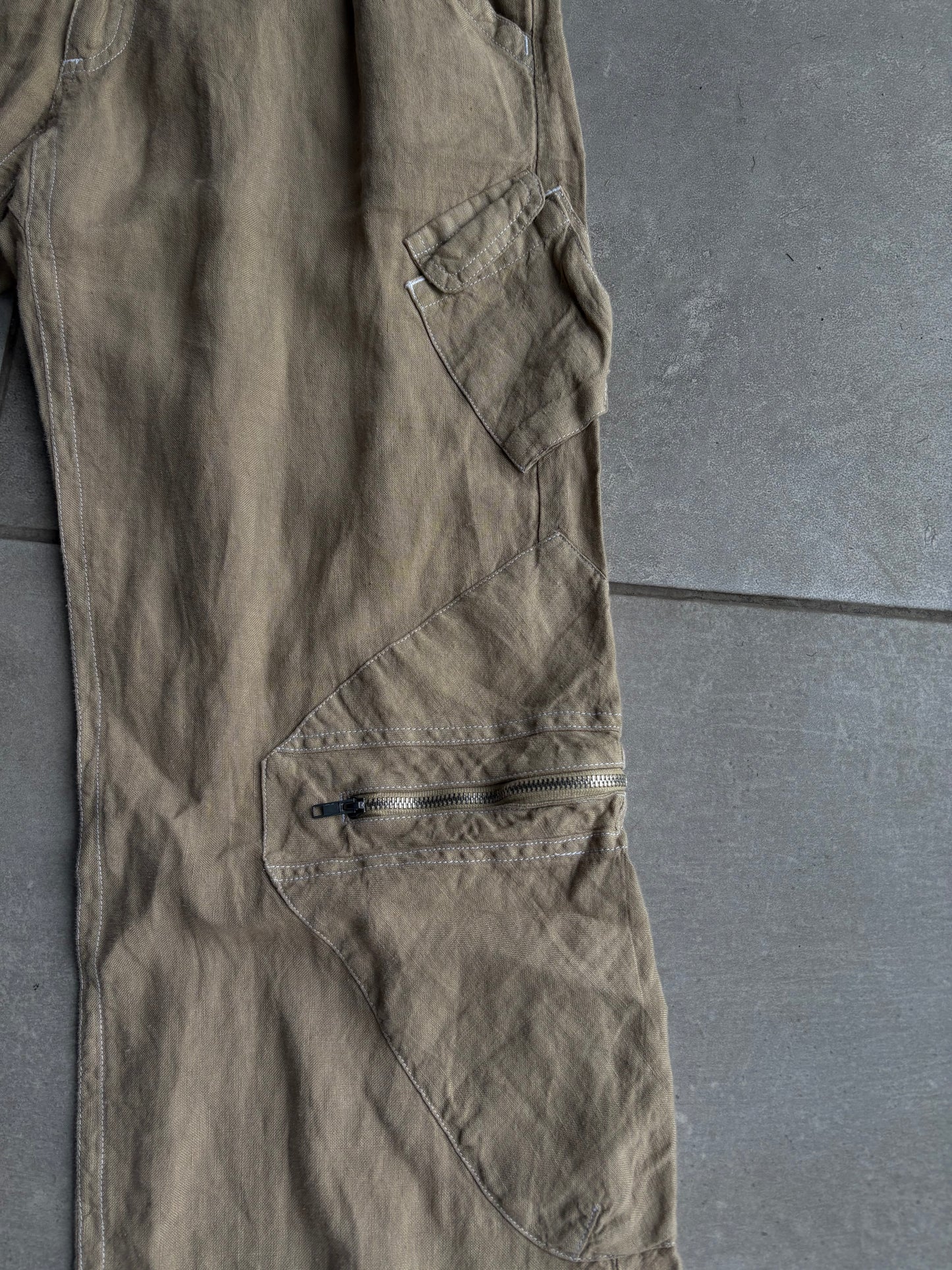 Vintage Armani Linen Cargo