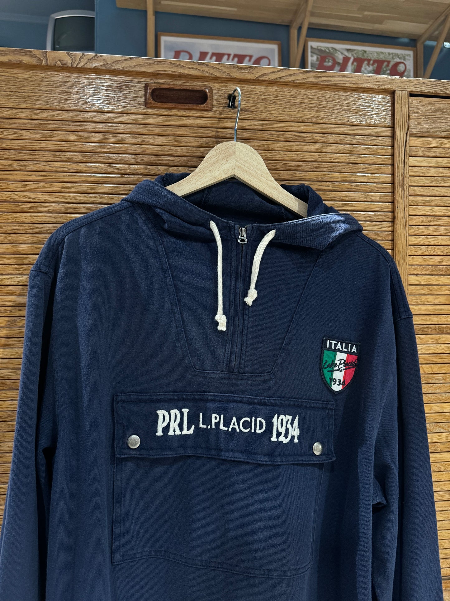 Polo Ralph Lauren Italia Quarter Hoodie (M)