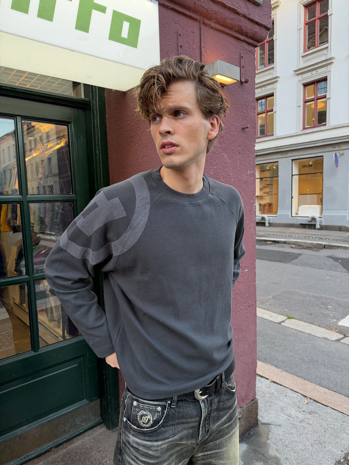 THERMAL LONGSLEEVE [WASHED GREY]
