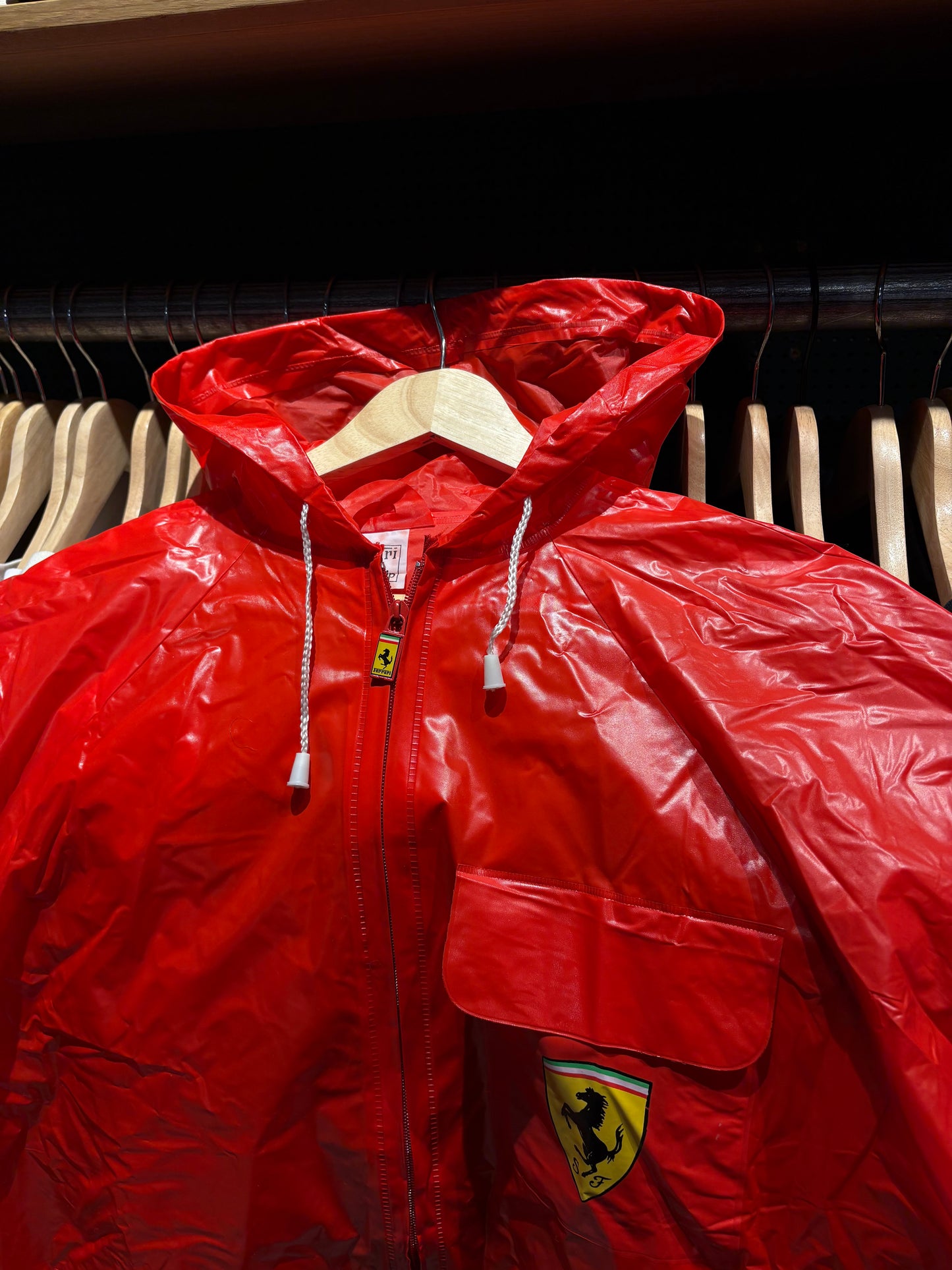 Vintage Ferrari Rain Jacket