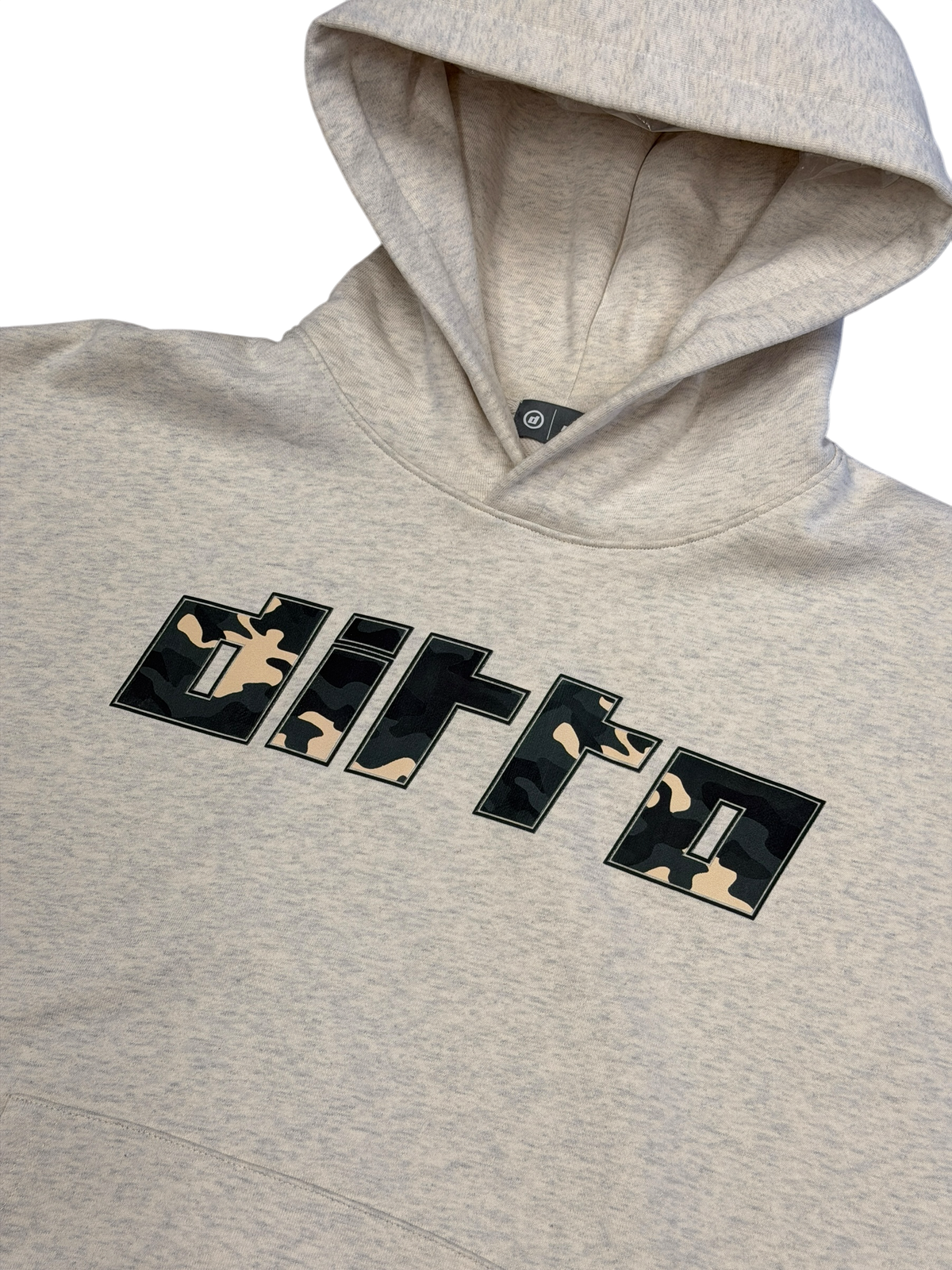 CAMO HOODIE [WASHED WHITE]