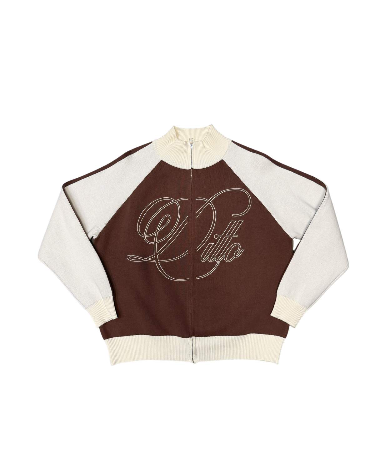 KNITTED CARDIGAN [MOCCA BROWN]