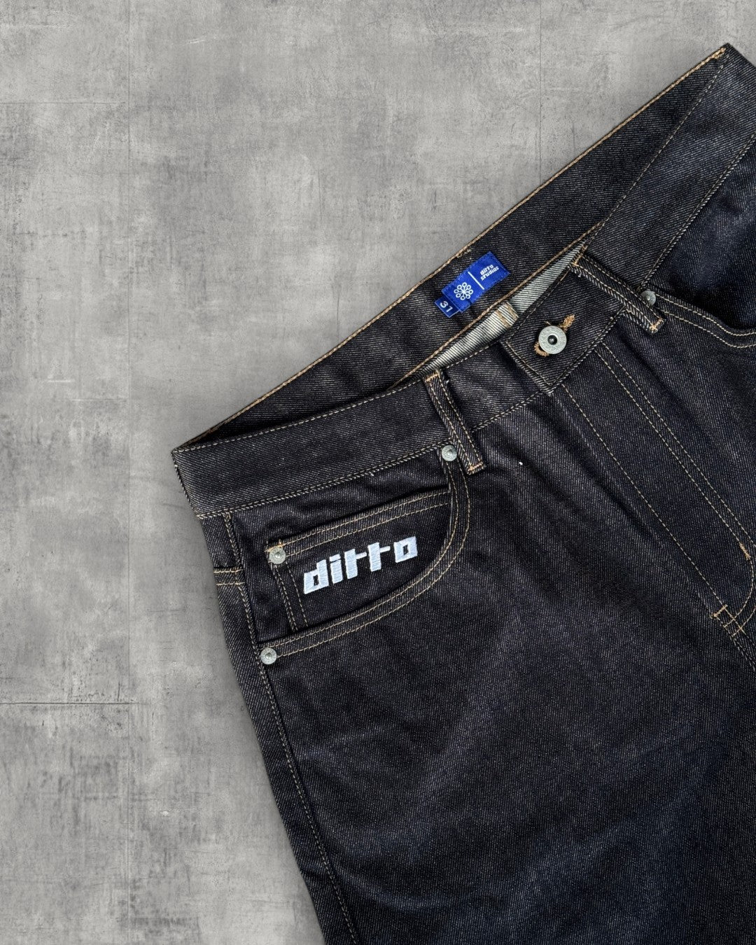 DITTO RAW DENIM JORTS