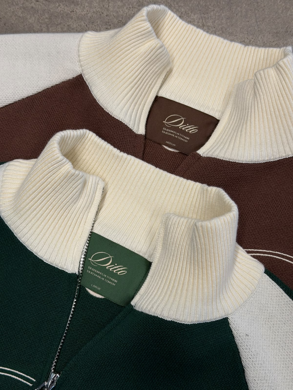 KNITTED CARDIGAN [MOCCA BROWN]